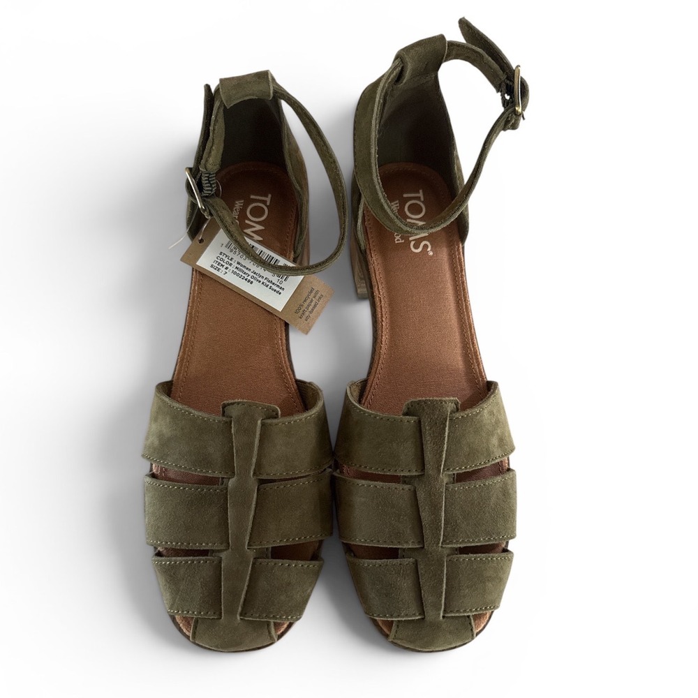 TOMS Jaclyn Fisherman Sandals Womens Size 7 - Picture 2 of 6
